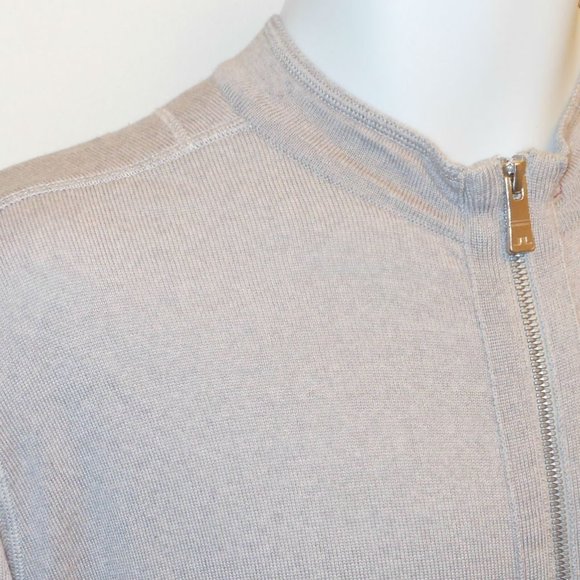 J LINDEBERG front zip wool sweat shirt - Picture 5 of 8